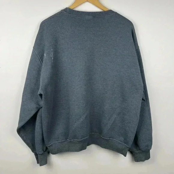 Vintage 90s Russell Indiana Wesleyan University Crewneck Sweatshirt made in USA - Picture 3 of 5